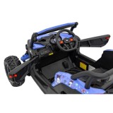 JOKO Elektrické autíčko Buggy ATV Defend 4x4 KUROMI License, penové kolesá, kožené sedadlo, fialové