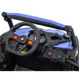 JOKO Elektrické autíčko Buggy ATV Defend 4x4 KUROMI License, penové kolesá, kožené sedadlo, fialové
