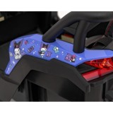 JOKO Elektrické autíčko Buggy ATV Defend 4x4 KUROMI License, penové kolesá, kožené sedadlo, fialové