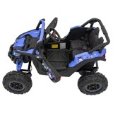 JOKO Elektrické autíčko Buggy ATV Defend 4x4 KUROMI License, penové kolesá, kožené sedadlo, fialové