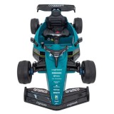 JOKO Elektrické Autíčko Formula 1 Aston Martin Cognizant Aramco 4x4, 24V, Penové kolesá, kožené sedadlo, zelená