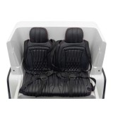 JOKO Elektrické autíčko Mercedes Benz G63 AMG XXL 4x200W 24V, penové kolesá, DVOJMIESTNE kožené sedadlo, Nosnosť 80kg, biele