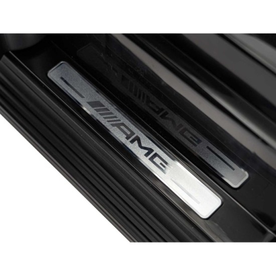 JOKO Elektrické autíčko Mercedes Benz G63 AMG XXL 4x200W 24V, penové kolesá, DVOJMIESTNE kožené sedadlo, Nosnosť 80kg, čierne