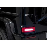 JOKO Elektrické autíčko Mercedes Benz G63 AMG XXL 4x200W 24V, penové kolesá, DVOJMIESTNE kožené sedadlo, Nosnosť 80kg, čierne