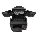JOKO Elektrické autíčko Mercedes Benz G63 AMG XXL 4x200W 24V, penové kolesá, DVOJMIESTNE kožené sedadlo, Nosnosť 80kg, čierne