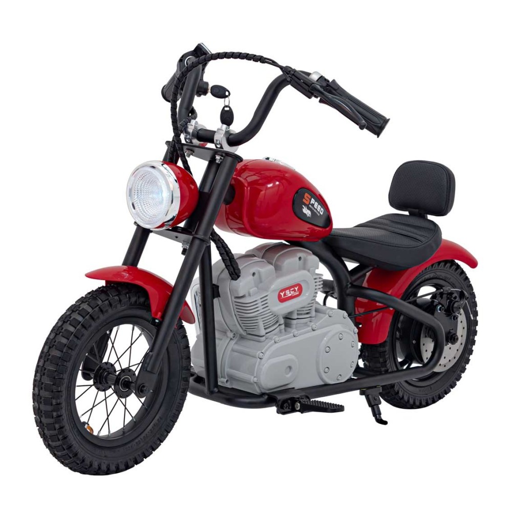 JOKO Elektrická Motorka SPEED Power 24V 250W, Bezkomutátorový Motor, rýchlosť 15,5 km/h, nosnosť 80kg, nafukovacie kolesá, červe