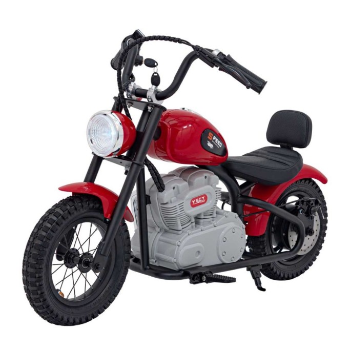 JOKO Elektrická Motorka SPEED Power 24V 250W, Bezkomutátorový Motor, rýchlosť 15,5 km/h, nosnosť 80kg, nafukovacie kolesá, červe