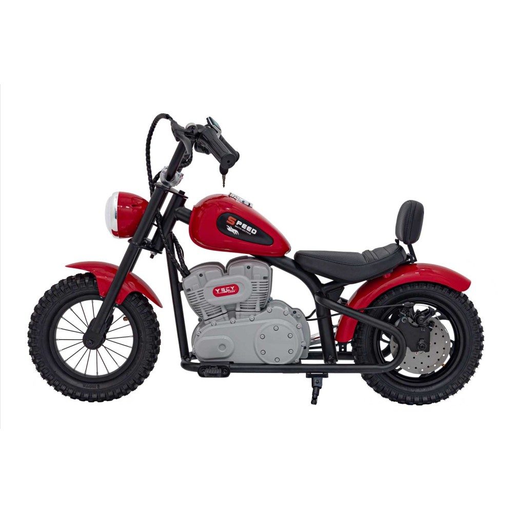 JOKO Elektrická Motorka SPEED Power 24V 250W, Bezkomutátorový Motor, rýchlosť 15,5 km/h, nosnosť 80kg, nafukovacie kolesá, červe