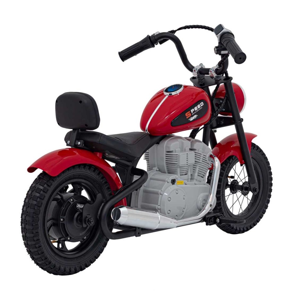 JOKO Elektrická Motorka SPEED Power 24V 250W, Bezkomutátorový Motor, rýchlosť 15,5 km/h, nosnosť 80kg, nafukovacie kolesá, červe
