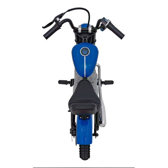 JOKO Elektrická Motorka SPEED Power 24V 250W, Bezkomutátorový Motor, rýchlosť 15,5 km/h, nosnosť 80kg, nafukovacie kolesá, modrá