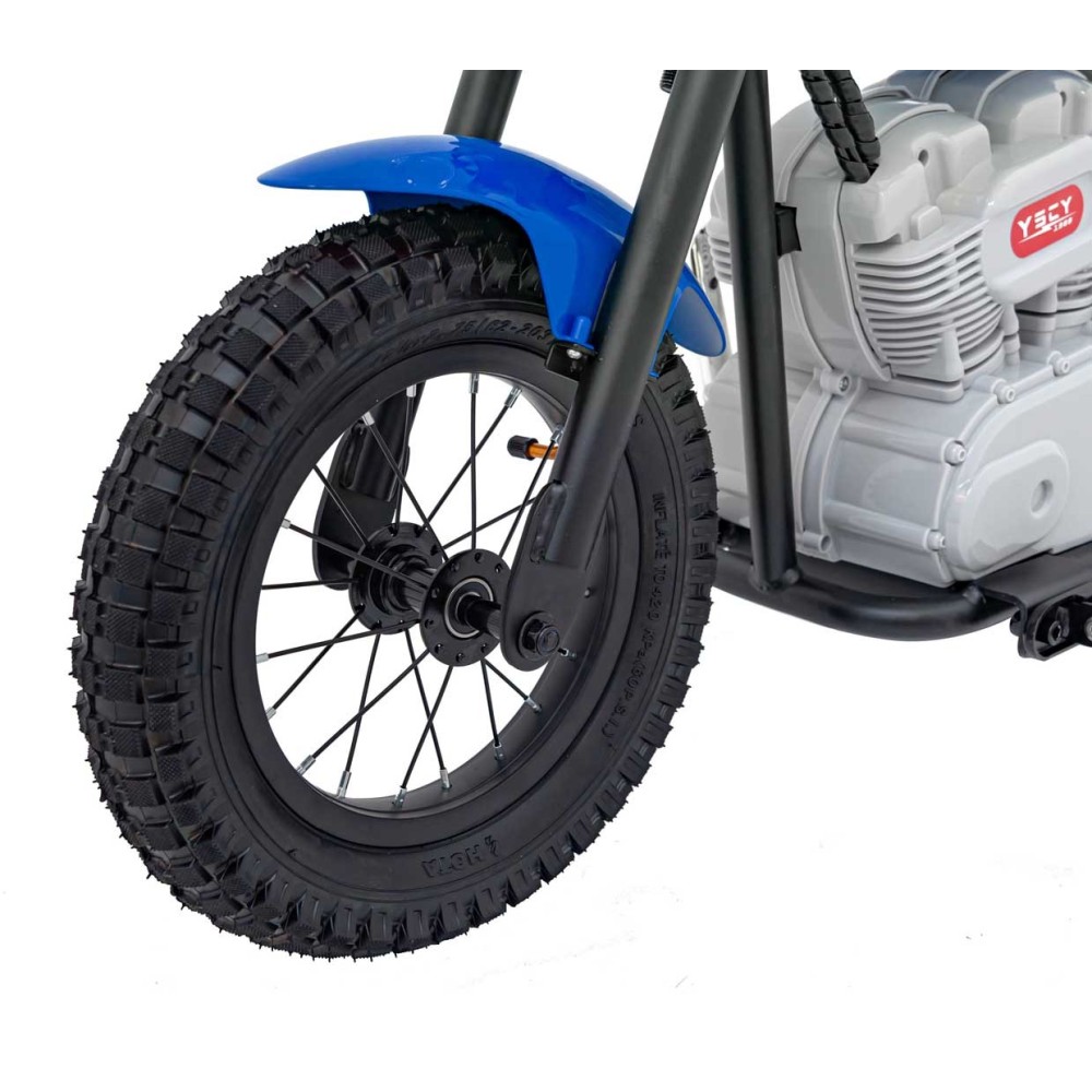 JOKO Elektrická Motorka SPEED Power 24V 250W, Bezkomutátorový Motor, rýchlosť 15,5 km/h, nosnosť 80kg, nafukovacie kolesá, modrá