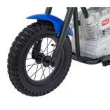 JOKO Elektrická Motorka SPEED Power 24V 250W, Bezkomutátorový Motor, rýchlosť 15,5 km/h, nosnosť 80kg, nafukovacie kolesá, modrá