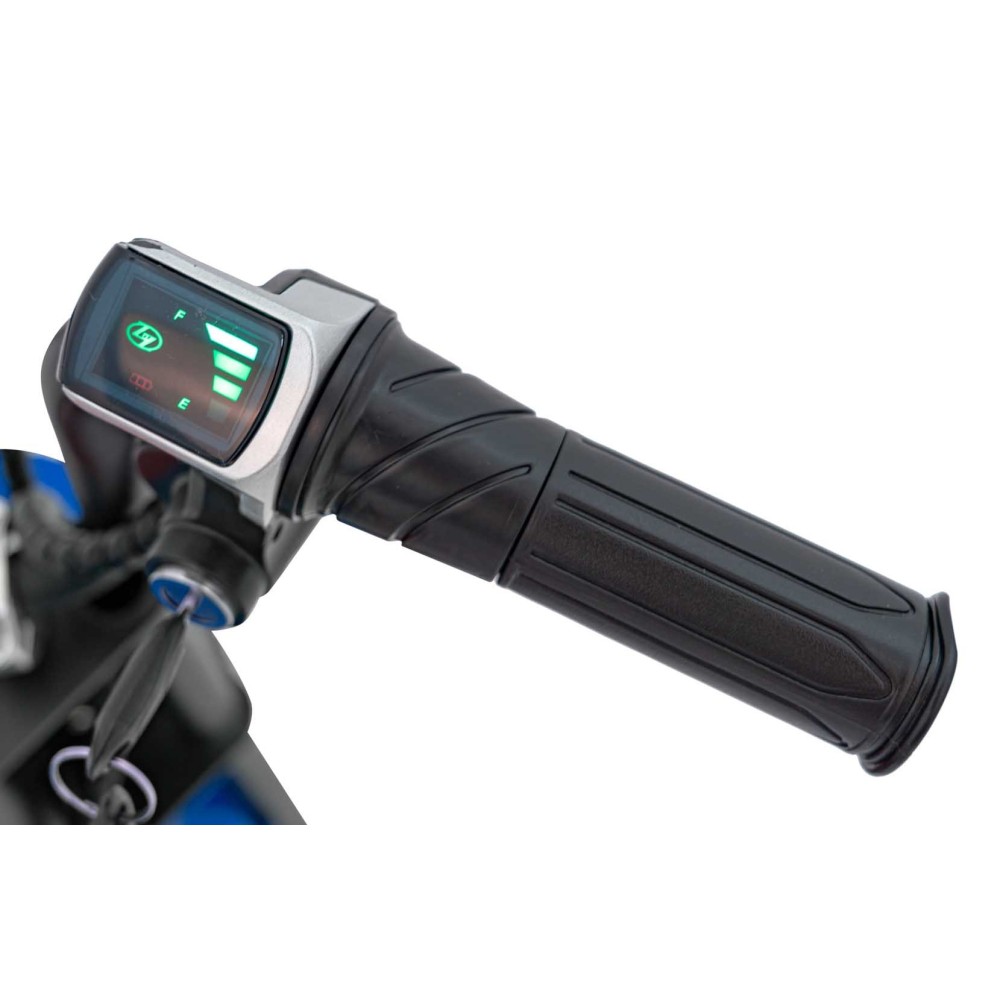 JOKO Elektrická Motorka SPEED Power 24V 250W, Bezkomutátorový Motor, rýchlosť 15,5 km/h, nosnosť 80kg, nafukovacie kolesá, modrá