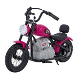 JOKO Elektrická Motorka SPEED Power 24V 250W, Bezkomutátorový Motor, rýchlosť 15,5 km/h, nosnosť 80kg, nafukovacie kolesá, ružov