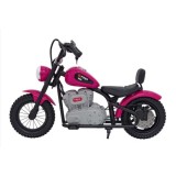 JOKO Elektrická Motorka SPEED Power 24V 250W, Bezkomutátorový Motor, rýchlosť 15,5 km/h, nosnosť 80kg, nafukovacie kolesá, ružov
