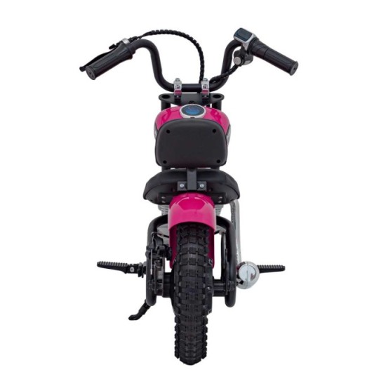 JOKO Elektrická Motorka SPEED Power 24V 250W, Bezkomutátorový Motor, rýchlosť 15,5 km/h, nosnosť 80kg, nafukovacie kolesá, ružov