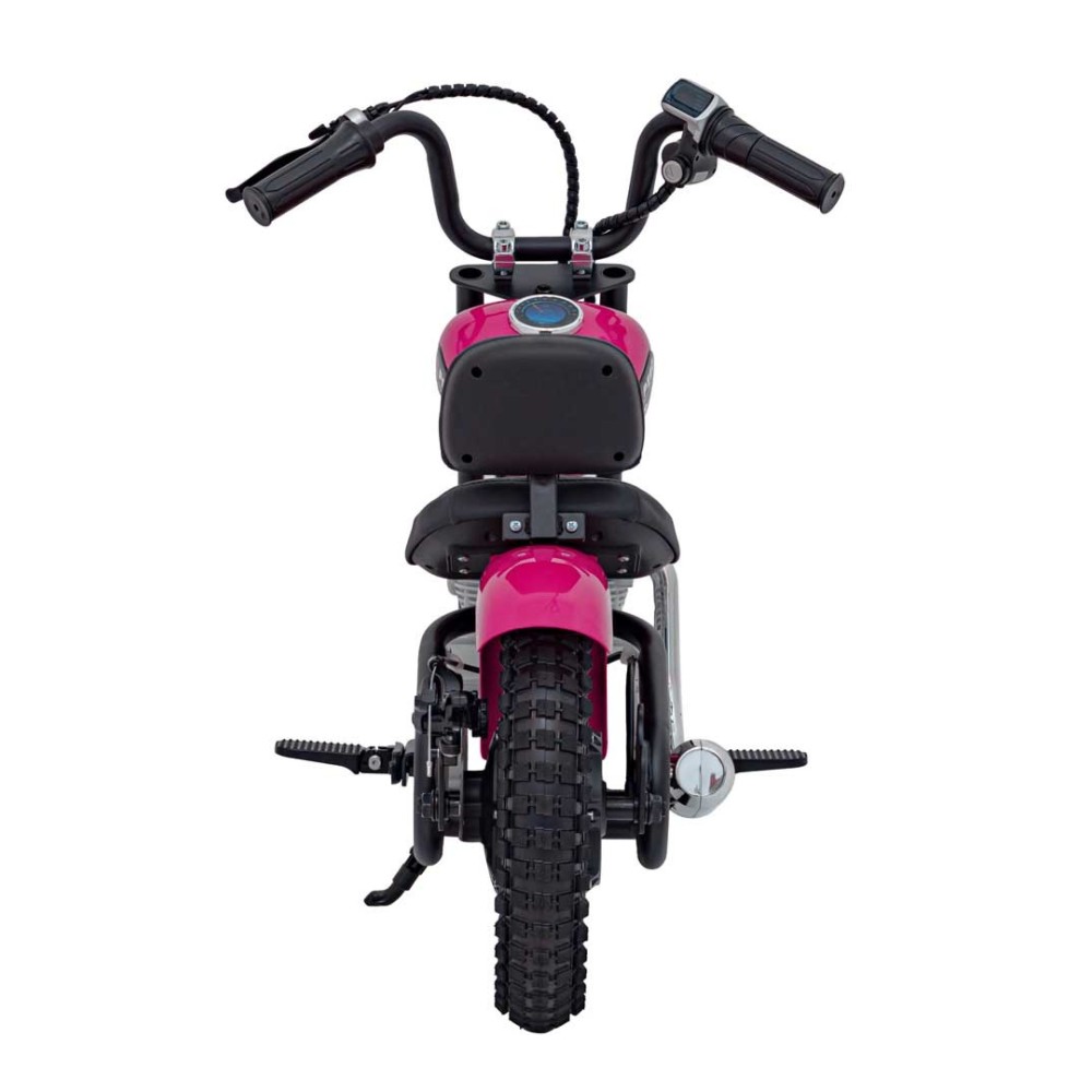 JOKO Elektrická Motorka SPEED Power 24V 250W, Bezkomutátorový Motor, rýchlosť 15,5 km/h, nosnosť 80kg, nafukovacie kolesá, ružov