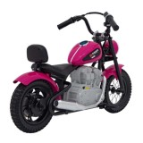 JOKO Elektrická Motorka SPEED Power 24V 250W, Bezkomutátorový Motor, rýchlosť 15,5 km/h, nosnosť 80kg, nafukovacie kolesá, ružov