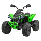 JOKO Elektrická Štvorkolka Maverick ATV 2x200W 24V, kožené sedadlo, penové kolesá, FM rádio, zelená