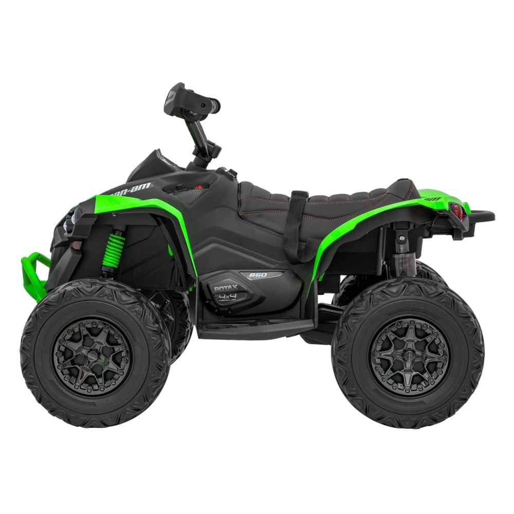 JOKO Elektrická Štvorkolka Maverick ATV 2x200W 24V, kožené sedadlo, penové kolesá, FM rádio, zelená