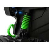 JOKO Elektrická Štvorkolka Maverick ATV 2x200W 24V, kožené sedadlo, penové kolesá, FM rádio, zelená