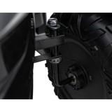 JOKO Elektrický traktor s vlečkou Blast 2x200W 24V, penové kolesá, kožené sedadlo, modrý