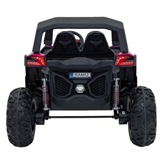 JOKO Elektrické autíčko Buggy UTV-MX 2000N 4x75W s LED Svetlom nad Sedadlom, Dvojmiestne kožené sedadlo, penové kolesá, nosnosť