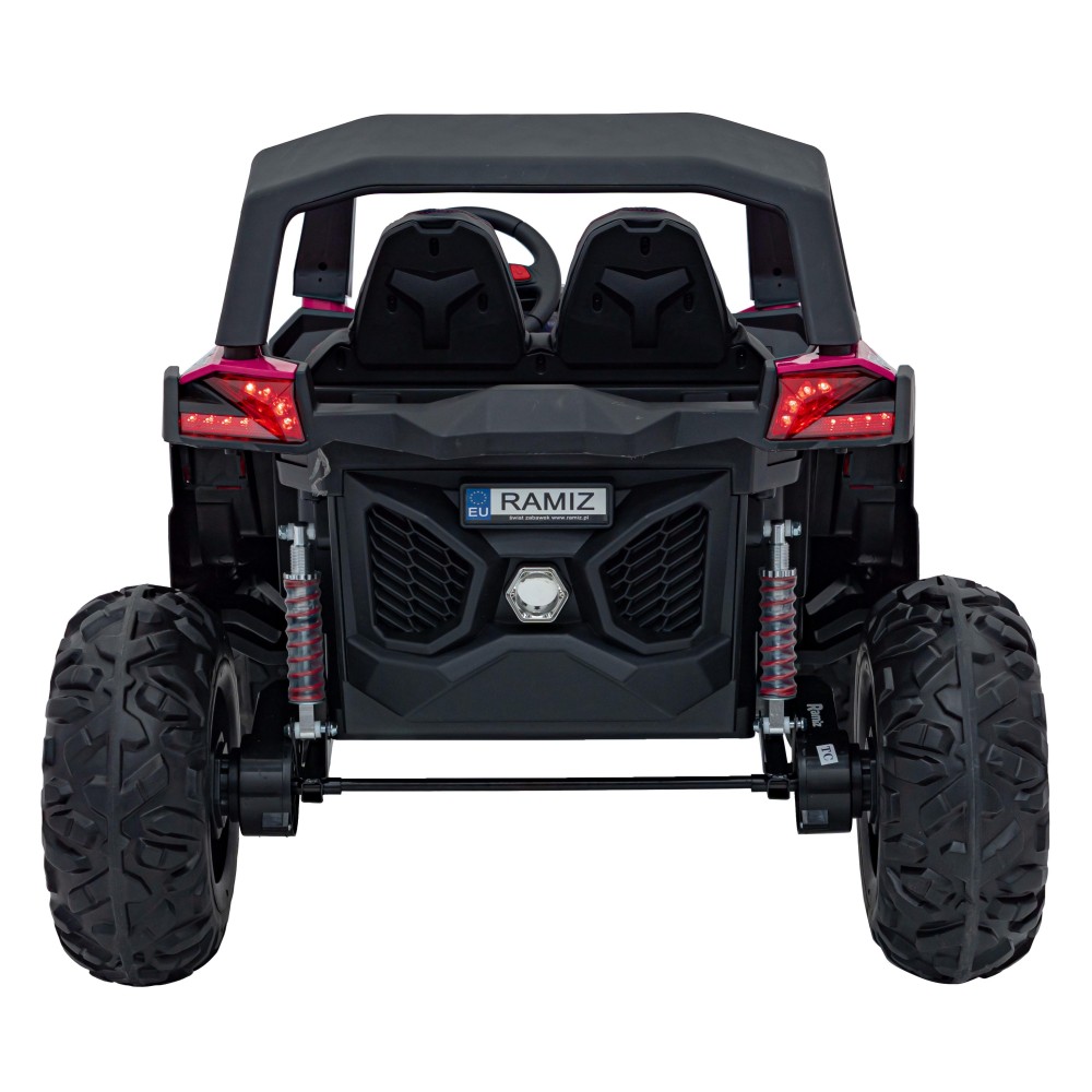 JOKO Elektrické autíčko Buggy UTV-MX 2000N 4x75W s LED Svetlom nad Sedadlom, Dvojmiestne kožené sedadlo, penové kolesá, nosnosť