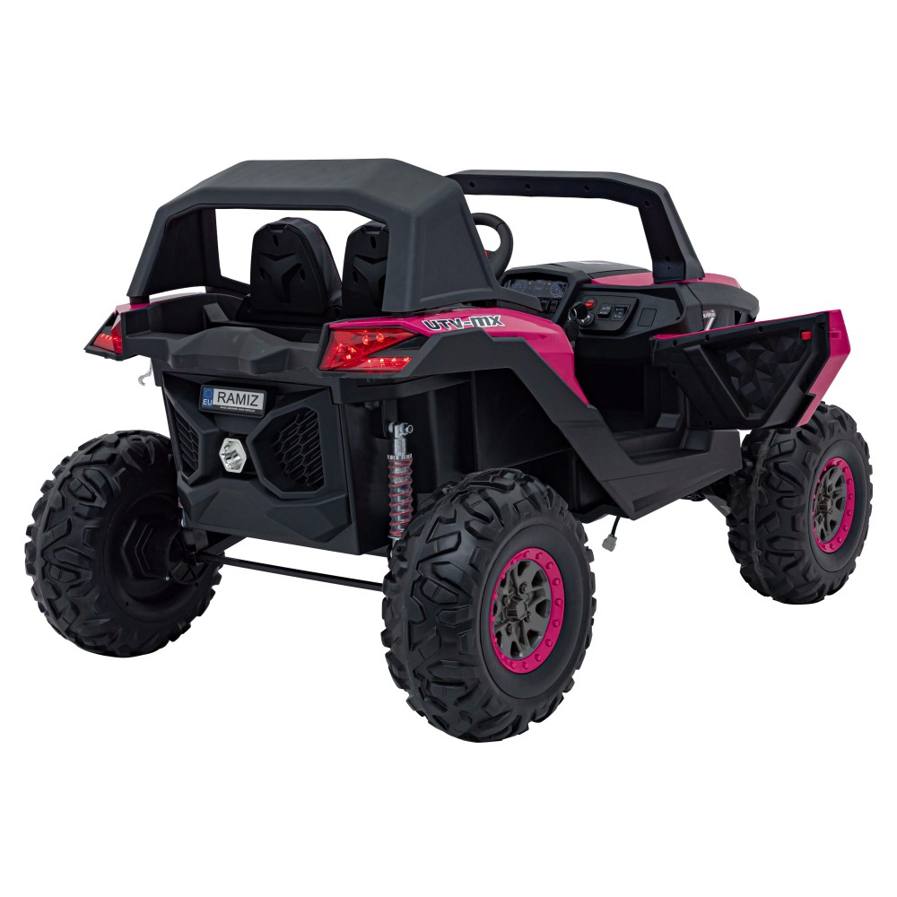 JOKO Elektrické autíčko Buggy UTV-MX 2000N 4x75W s LED Svetlom nad Sedadlom, Dvojmiestne kožené sedadlo, penové kolesá, nosnosť