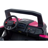 JOKO Elektrické autíčko Buggy UTV-MX 2000N 4x75W s LED Svetlom nad Sedadlom, Dvojmiestne kožené sedadlo, penové kolesá, nosnosť