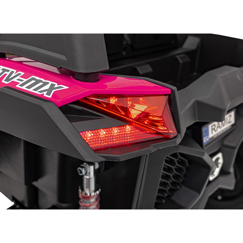 JOKO Elektrické autíčko Buggy UTV-MX 2000N 4x75W s LED Svetlom nad Sedadlom, Dvojmiestne kožené sedadlo, penové kolesá, nosnosť