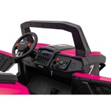 JOKO Elektrické autíčko Buggy UTV-MX 2000N 4x75W s LED Svetlom nad Sedadlom, Dvojmiestne kožené sedadlo, penové kolesá, nosnosť