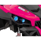 JOKO Elektrické autíčko Buggy UTV-MX 2000N 4x75W s LED Svetlom nad Sedadlom, Dvojmiestne kožené sedadlo, penové kolesá, nosnosť
