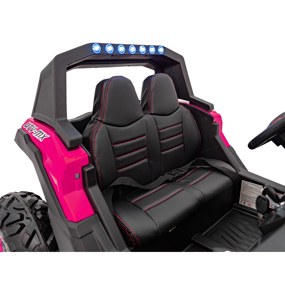 JOKO Elektrické autíčko Buggy UTV-MX 2000N 4x75W s LED Svetlom nad Sedadlom, Dvojmiestne kožené sedadlo, penové kolesá, nosnosť