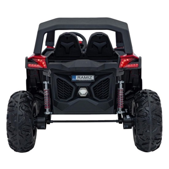 JOKO Elektrické autíčko Buggy UTV-MX 2000N 4x75W s LED Svetlom nad Sedadlom, Dvojmiestne kožené sedadlo, penové kolesá, nosnosť