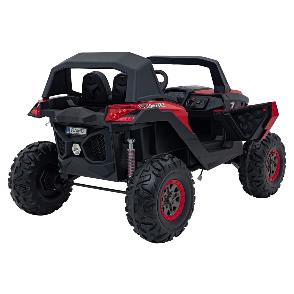 JOKO Elektrické autíčko Buggy UTV-MX 2000N 4x75W s LED Svetlom nad Sedadlom, Dvojmiestne kožené sedadlo, penové kolesá, nosnosť