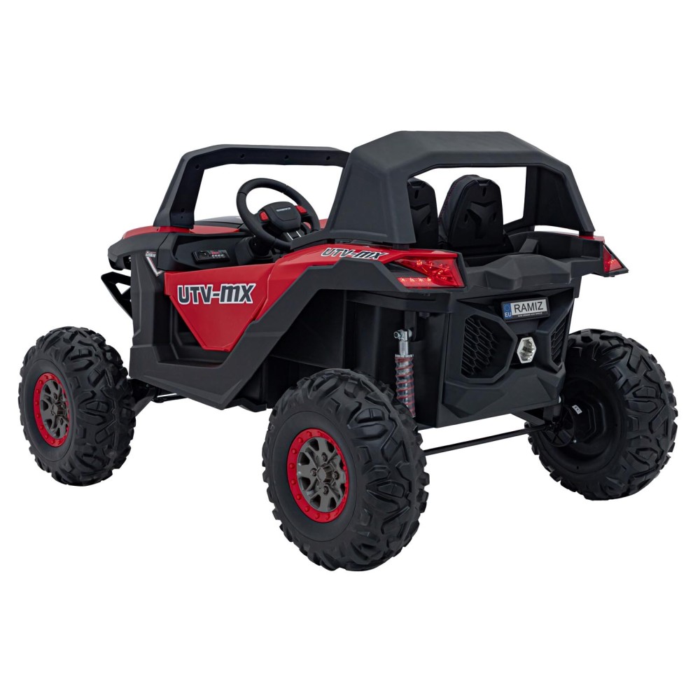 JOKO Elektrické autíčko Buggy UTV-MX 2000N 4x75W s LED Svetlom nad Sedadlom, Dvojmiestne kožené sedadlo, penové kolesá, nosnosť