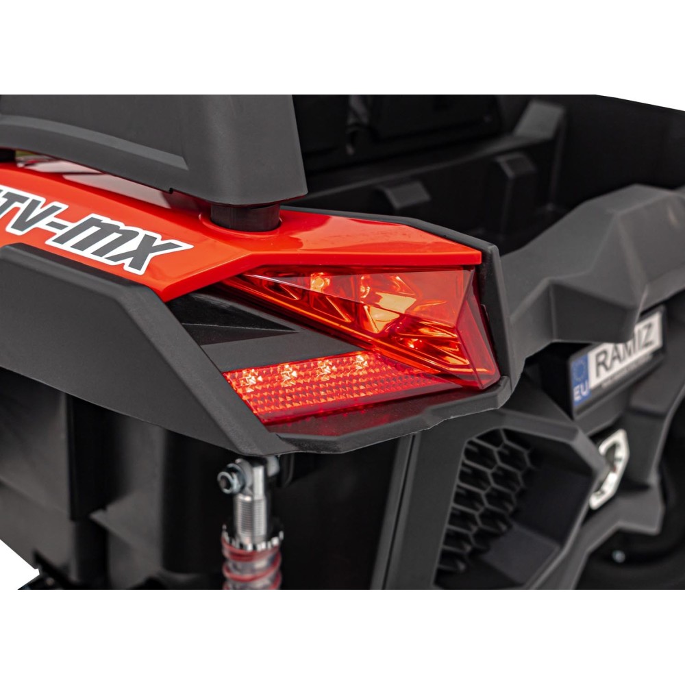 JOKO Elektrické autíčko Buggy UTV-MX 2000N 4x75W s LED Svetlom nad Sedadlom, Dvojmiestne kožené sedadlo, penové kolesá, nosnosť
