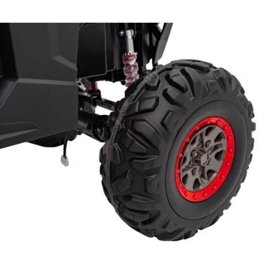 JOKO Elektrické autíčko Buggy UTV-MX 2000N 4x75W s LED Svetlom nad Sedadlom, Dvojmiestne kožené sedadlo, penové kolesá, nosnosť