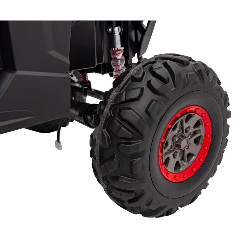 JOKO Elektrické autíčko Buggy UTV-MX 2000N 4x75W s LED Svetlom nad Sedadlom, Dvojmiestne kožené sedadlo, penové kolesá, nosnosť