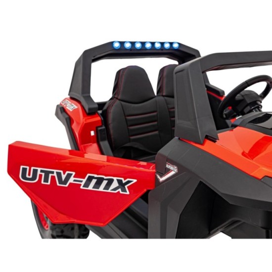 JOKO Elektrické autíčko Buggy UTV-MX 2000N 4x75W s LED Svetlom nad Sedadlom, Dvojmiestne kožené sedadlo, penové kolesá, nosnosť