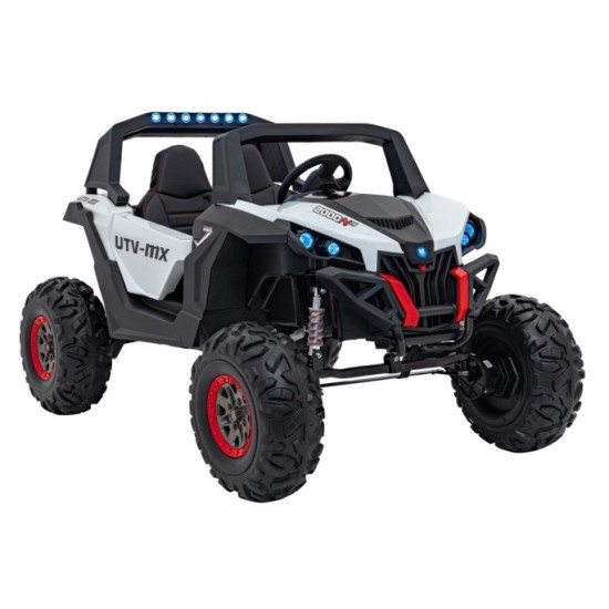 JOKO Elektrické autíčko Buggy UTV-MX 2000N 4x75W s LED Svetlom nad Sedadlom, Dvojmiestne kožené sedadlo, penové kolesá, nosnosť