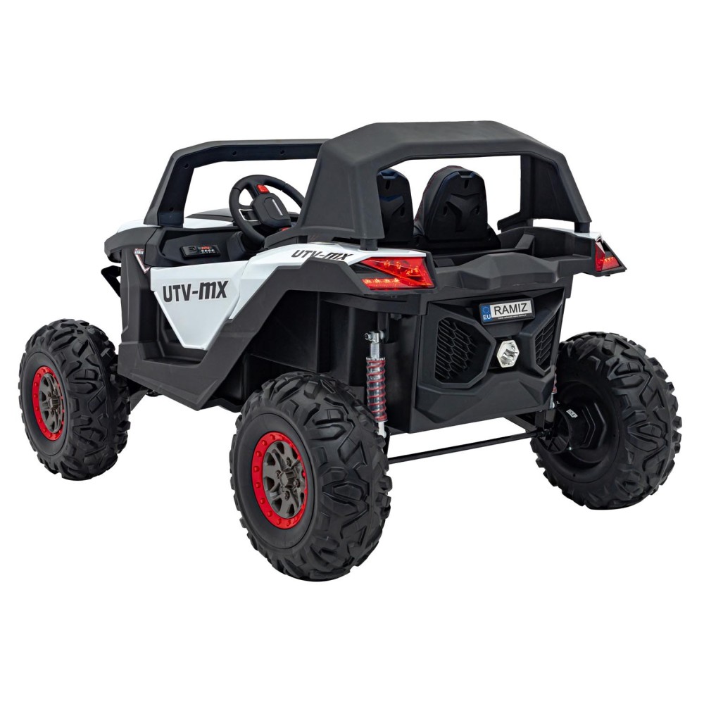 JOKO Elektrické autíčko Buggy UTV-MX 2000N 4x75W s LED Svetlom nad Sedadlom, Dvojmiestne kožené sedadlo, penové kolesá, nosnosť