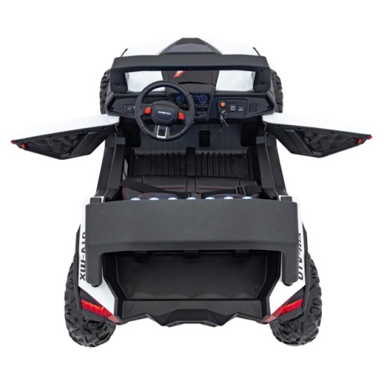 JOKO Elektrické autíčko Buggy UTV-MX 2000N 4x75W s LED Svetlom nad Sedadlom, Dvojmiestne kožené sedadlo, penové kolesá, nosnosť