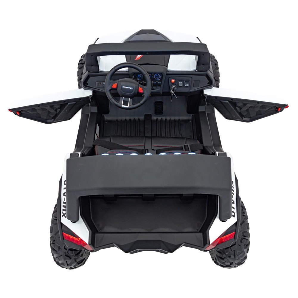 JOKO Elektrické autíčko Buggy UTV-MX 2000N 4x75W s LED Svetlom nad Sedadlom, Dvojmiestne kožené sedadlo, penové kolesá, nosnosť