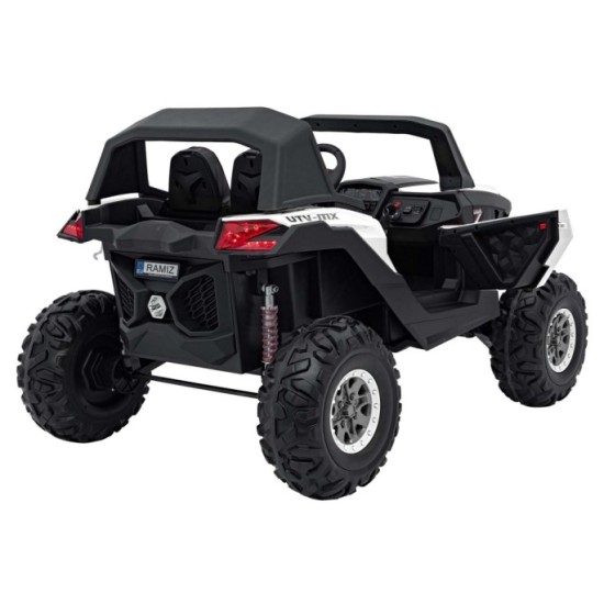 JOKO Elektrické autíčko Buggy UTV-MX 2000N 4x75W s LED Svetlom nad Sedadlom, Dvojmiestne kožené sedadlo, penové kolesá, nosnosť