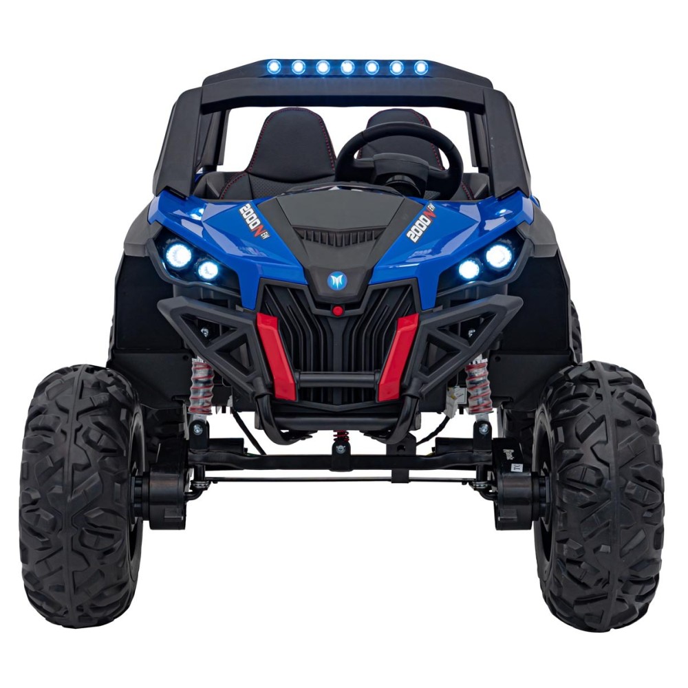 JOKO Elektrické autíčko Buggy UTV-MX 2000N 4x75W s LED Svetlom nad Sedadlom, Dvojmiestne kožené sedadlo, penové kolesá, nosnosť