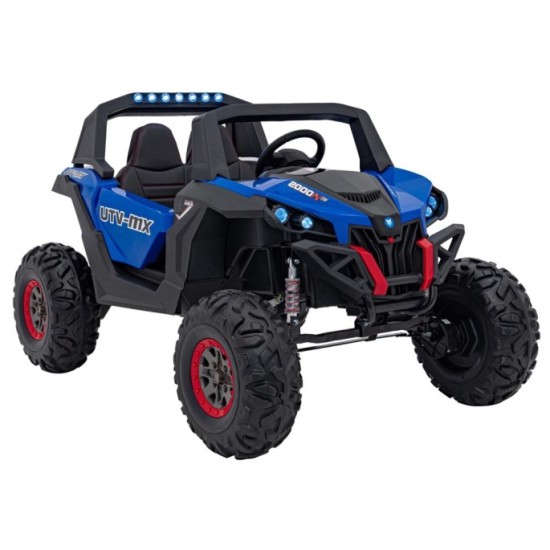JOKO Elektrické autíčko Buggy UTV-MX 2000N 4x75W s LED Svetlom nad Sedadlom, Dvojmiestne kožené sedadlo, penové kolesá, nosnosť