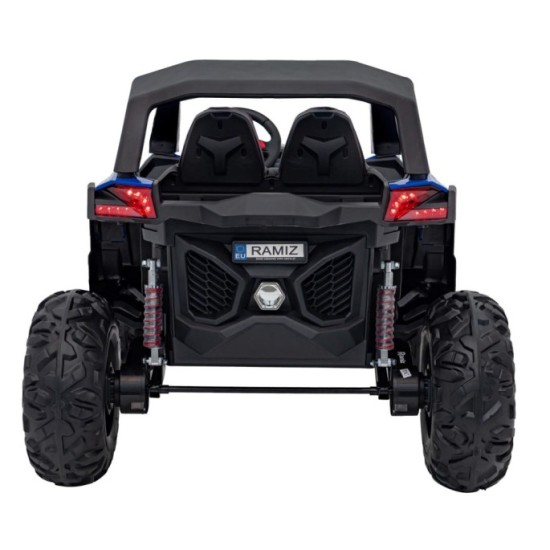 JOKO Elektrické autíčko Buggy UTV-MX 2000N 4x75W s LED Svetlom nad Sedadlom, Dvojmiestne kožené sedadlo, penové kolesá, nosnosť