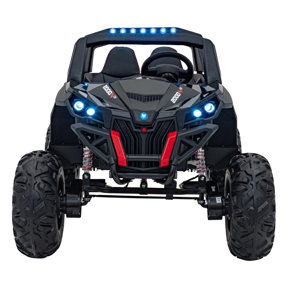 JOKO Elektrické autíčko Buggy UTV-MX 2000N 4x75W s LED Svetlom nad Sedadlom, Dvojmiestne kožené sedadlo, penové kolesá, nosnosť
